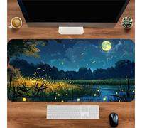 Gaming Mouse Mat Rural Fields, Large Mouse Pad 900x300mm Thickness 2MM, Improved Precision and Speed, Non-Slip Base Mousepad with Stitched Edges for Gaming, Office & Home