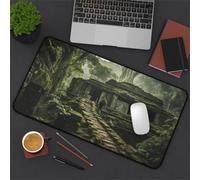 Gaming Mouse Mat Wilderness Expedition, Large Mouse Pad 700x300mm Thickness 2MM, Improved Precision and Speed, Non-Slip Base Mousepad with Stitched Edges for Gaming, Office & Home