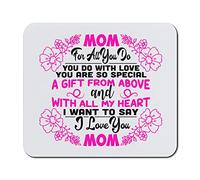 Gaming Mouse Pad Amo a mi mamá. Día de la Madre Especial de otoño con