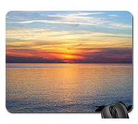 Gaming Mouse Pad, Atardecer San Nicola Arcella Calabria Italia Mar Alfombrilla Gaming Antideslizante Mouse Mat Antideslizante Alfombrilla Raton para Ratón Trabajo 25X30Cm