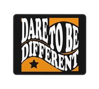 Gaming Mouse Pad, Atrévete A Ser Diferente Alfombrilla Ratón Ergonómico Alfombrilla De Escritorio Portátil Alfombrilla De Ratón Para Juegos Para Juegos Trabajo 25X30Cm