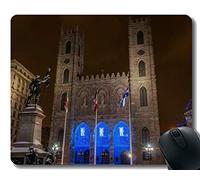 Gaming Mouse Pad Custom, Belief Faith Notre Dame Basilica en Montreal Spirit Mouse Pad Borde cosido