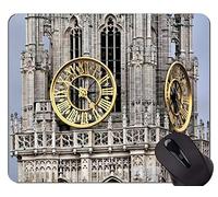 Gaming Mouse Pad Custom, Clock Tower Buddha Soul Rectangle Personalized Gaming Mouse Pads