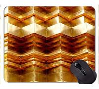 Gaming Mouse Pad Custom, Gold Buddha Faith Mouse Pad con Borde Cosido
