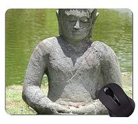 Gaming Mouse Pad Custom, Hawaii Buddha Faith - Base de Goma Antideslizante, Alfombrilla de ratón