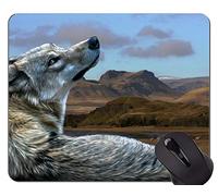 Gaming Mouse Pad Custom, imagen de Dangerous Arctic Wolf Mouse Pads