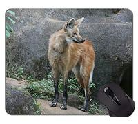 Gaming Mouse Pad Custom, Wolf Howling At The Moon Personalized Rectangle Gaming Mouse Pads