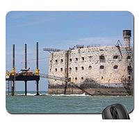 Gaming Mouse Pad, Fuerte Boyard Fuerte Boyar Charente-Maritime Paisaje Mouse Pad Antideslizante Mousepad Ergonómico Alfombrilla Gaming para Pc Jugadore 25X30Cm