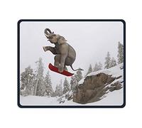 Gaming Mouse Pad, Funny Elephant Snow Mouse Pads, Computadora portátil, Gaming, Personalizada, móvil, CuteMouse Pad Mat para Mujeres, Hombres en casa o Trabajo