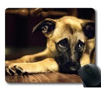 Gaming Mouse Pad, Half a Dog Perro Lindo, Costura de precisión, Mouse Pad Duradero