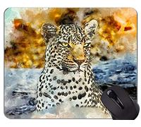 Gaming Mouse Pad, Leopard Cat Family Leopard Mouse Pads