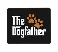 Gaming Mouse Pad, Papá Perro Genial Tapete De Juego Ergonómico Mouse Mat Bordes Cosidos Alfombrilla De Ratón para Jugadore Laptop 25X30Cm