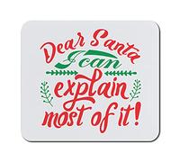 Gaming Mouse Pad Querido Papá Noel, Puedo explicarte la Mayor Parte: Ramas