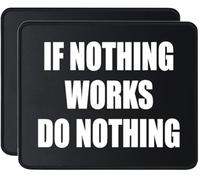 Gaming Mouse Pad Tema Si Nada Funciona, no Hagas Nada: Alfombrilla