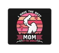 Gaming Mouse Pad, Tengo La Mejor Mamá del Mundo Alfombrilla Ratón Multifuncional Alfombrilla Gaming Professional Mouse Pad para Jugadore Laptop 25X30Cm