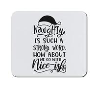 Gaming Mouse Pad Travieso es una Palabra Muy Fuerte. Gorro de Papá Noel