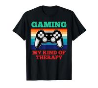 Gaming My Kind Of Therapy Retro Consola Gamer Videojuego Camiseta