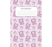 Gaming Notebook: Pastel Gamer Girl Notebook - Cute Retro Handheld Game Console Journal | 150 Lined Pages for Notes, School, or Journaling