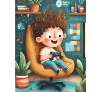 Gaming Primary Handwriting Notebook for Kids Ages 5-8: Dashed Midline Writing Paper for Kindergarten, Preschool, and Grade 1 Boys
