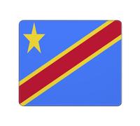 Gaming Tapete Bandera De La República Democrática del Congo Lavable Protector Escritorio Portátil Accesorios Ordenador para Escritorio Ordenadores Juegos 25X30Cm