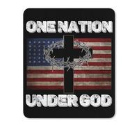 Gaming Tapete Bandera Vintage De Una Nación Bajo Dios Duradera Accesorios Ordenador Suave Alfombrilla Escritorio para Juegos Escritorio Ordenador Pc 25X30Cm