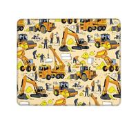 Gaming Tapete Construyendo Personas Y Equipos De Construcción Lavable Alfombrilla Escritorio Duradera Protector Escritorio para Oficina Trabajo Pc 25X30Cm