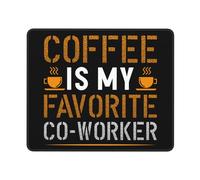 Gaming Tapete El Café Es Mi Compañero De Trabajo Favorito Portátil Alfombrilla Escritorio Suave Accesorios Ordenador para Oficina Pc Ordenadores 25X30Cm