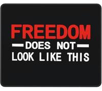 Gaming Tapete La Libertad No Se Ve Así Lavable Accesorios Ordenador Portátil Protector Escritorio para Oficina Pc Juegos 25X30Cm