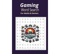 Gaming Word Search for Adults and Seniors: Puzzle activity book | Focus without pressure| 6x 9 Inches, 111 Pages | 50+ Puzzles | Solution Included