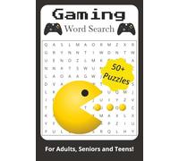 Gaming Word Search Puzzle Book: Word Searches with Easy to Read Print about Gaming, Games, Pop culture and more | 6x9 inches | 110 pages | 50+ Puzzles. Gift for Anxiety Relief and Relaxation