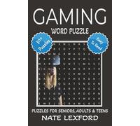 Gaming Word Search Puzzle Book: Word Searches with Easy to Read Print about Gaming, Interactive, Electronic Games and more | 6x9 inches, 110 pages ... Gifts for Vacations, Holidays and Free Times