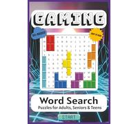 Gaming Word Search Puzzle Book: Word Searches with Easy to Read Print about Gaming, Video Games, Retro and More | 6x9 inches, 110 pages | 50+ Puzzles ... (Quizz Chrizz Hobby Word Search Collection)