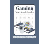 Gaming Word Search Puzzles: Word Search Puzzles with Easy to Read Print about Gaming, Console, PC, and More | 6x9 inches, 120 pages | 50+ Puzzles...Gift for Holidays, Vacations, and Relaxation