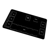 Gamings Table Mat - Superficie de juego portátil, base de tabla plegable | Non-Slip Dice Throw Cloth, Compact Setup Layer Pad Game Mat for Travel Competitions, Indoor Entertainment, Picnic Table Fun