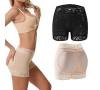 GAMIRA Mujeres Encaje clásico Uso Diario Cuerpo Shaper Butt Lifter Panty Smoothing Brief, Butt Shaper Panty para Mujeres (L B)