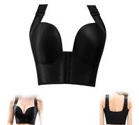 GAMIRA Sujetador Push-up para Mujer Sujetador suavizante con Cierre Frontal y Espalda para Mujer Sujetador antiflacidez Ocultar Sujetadores gordos en la Espalda (46/105CDE,B)