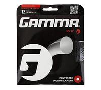 Gamma IO 17 Cordaje de Tenis (1,23 mm) 12,2 m Set, Negro, S