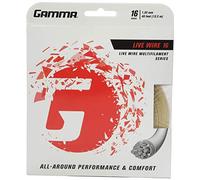 Gamma Live Wire - Cordaje de Tenis Natural, 12.2 m Set, Saitenset Live Wire, Naturaleza