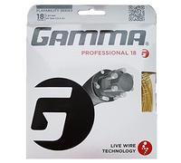 Gamma Live Wire Professional - Cuerda de Tenis (18 g), Color Natural