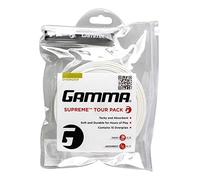 Gamma Supreme Overgrip - 15 Tour Pack, Color Blanco, agsob de 10
