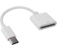 Gammaeon Cable adaptador OTG de 30 pines hembra a USB 3.1 tipo C USB-C para sincronización de datos, cable adaptador OTG para teléfono celular, cables USB, accesorios