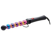 GAMMAPIU' Rizador Onduladores De Pelo Plancha Profesional Iron Bubble Rainbow, Ondas Anchas Y Estrechas, Punta Resistente Al Calor, Desenfoque De Movimiento Prolongado, Calentamiento, Enchufe Italiana