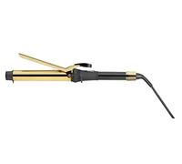 GAMMAPIU' Rizador profesional Clip XL Ø32 mm, Acabado en Oro de 24 Quilates, Rizador con Punta Anticalor, Calentamiento Rápido, Plancha para Ondas Marcadas, 4 Niveles de Temperatura