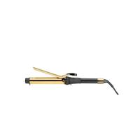 Gammapiu Rizadora profesional Curling Iron Clip Xl Gold Edition 25 mm, control de calor ajustable, acabado antiestático