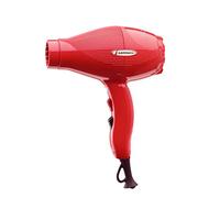 GAMMAPIU' Secador de Pelo Profesional E-T.C. Light, 3 Temperaturas, Ligero, Silencioso, Generador de Iones, 430 g, Rejilla Recubierta de Turmalina, W 1800-2100 (Enchufe ITALIA, Rojo)