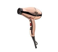 GAMMAPIU' Secador de Pelo Profesional E-T.C. Light Premium Gold Rose, 3 Temperaturas, Silencioso, 3 Temperaturas, Generador de Iones, 430 g, Peluquería, Rejilla Recubierta de Turmalina, W 1800-2100