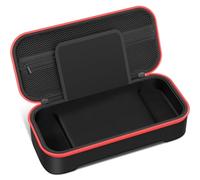 Gammeefy Funda de transporte para mando Joypad Switch de una sola pieza, con 10 cartuchos de juegos, funda rígida protectora de viaje para consola y accesorios