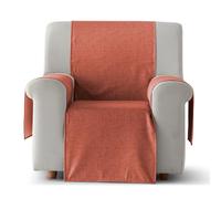 GAMUSI Funda Sillon Impermeable Antimanchas Relax reclinable, Funda Sillon orejero, Funda Sofa 1 Plaza, Color Teja