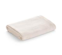 GAMUSI Funda sofá 3 plazas Multiusos, Colcha Cama 135/150 cm, Jarapa Foulard cubrecama Mantas de Sofa Suave Resistente Liso - 230x280 cm, Crudo