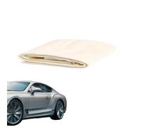 Gamuza de Piel para Limpieza Coche, Toalla Secado Coche Absorbente, 40 x 50 cm Gamuza Natural Lavado de Autos Paño de Limpieza sin Rayas para Cuidado de Vehículos Moto Automovil Espejos Ventanas